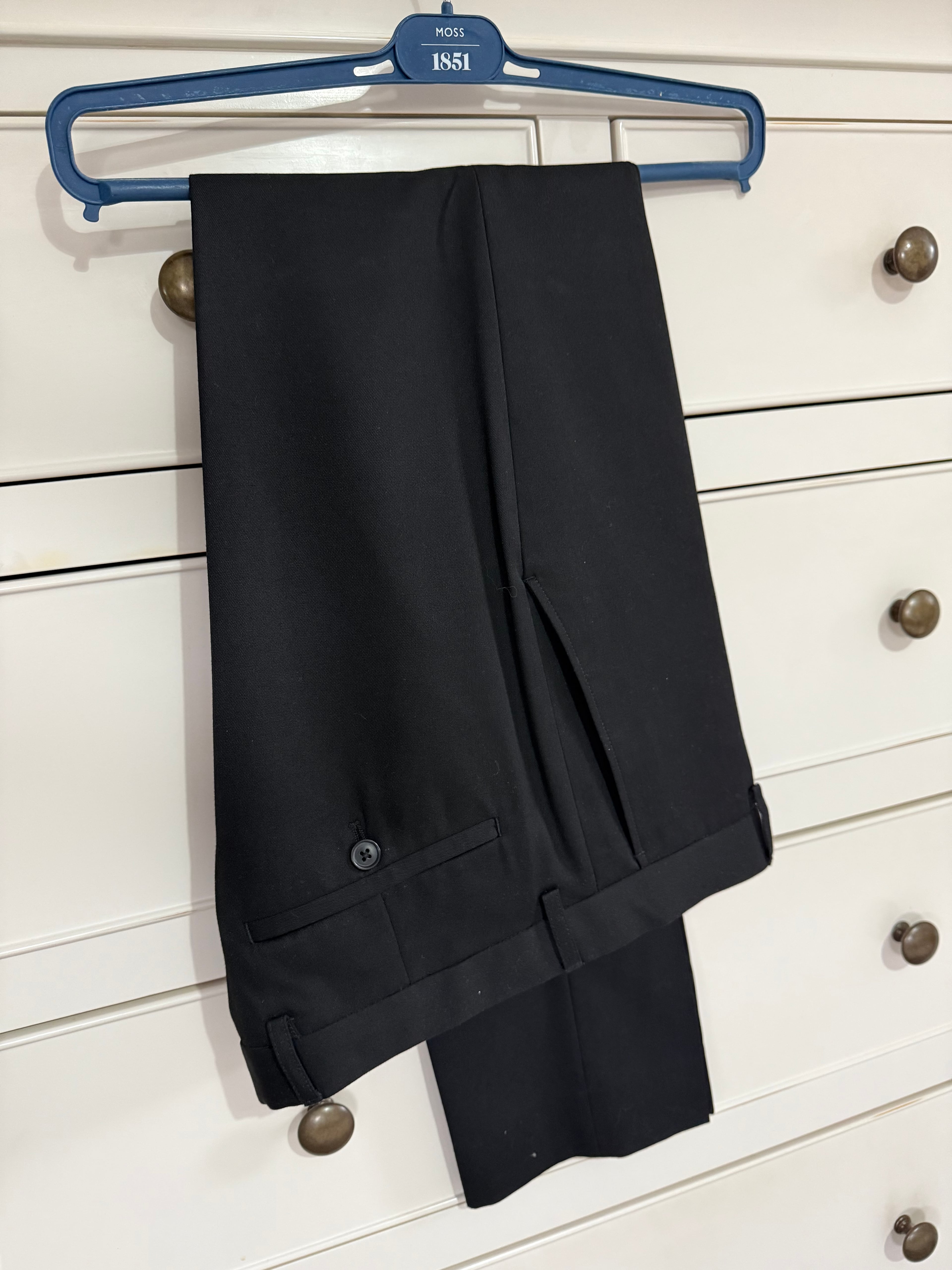 Moss Black Trousers Size32 - Image 1