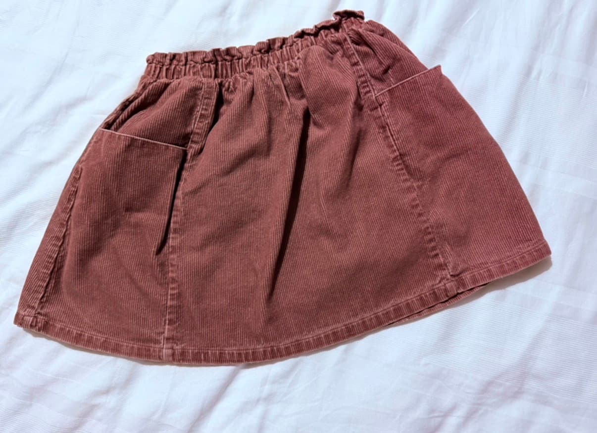 Girls Corduroy Skirt - 5/6 Yrs