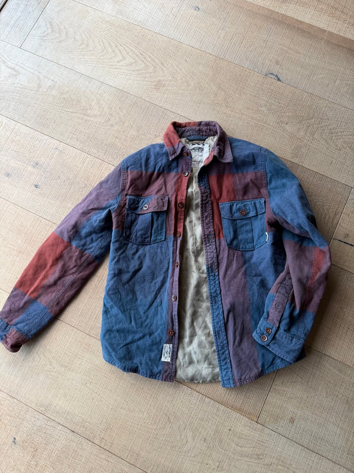 Vans Boys’ Padded Shacket – Age 10–12 / Size M - Image 1
