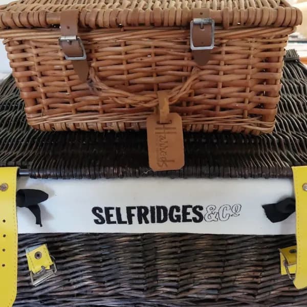 Harrods Small and Selfridges Medium Baskets