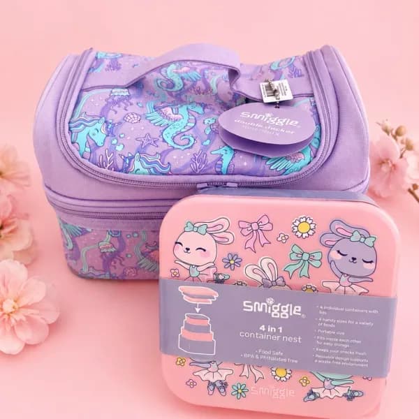 Brand new Smiggle lunch set