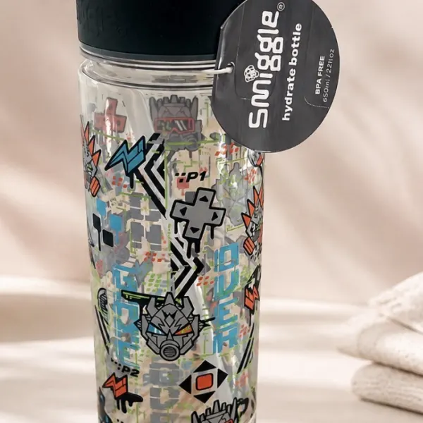 Smiggle Hydrate Bottle, 650ml (22 fl oz), BPA-free