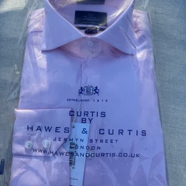 Hawes & Curtis Formal Shirt - Pink L